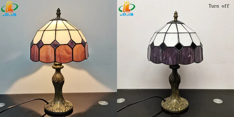 8" Nordic Orange Table Lamp