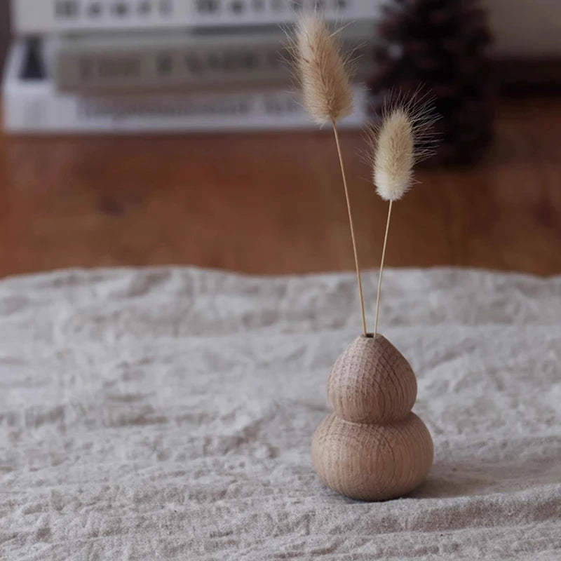 Wooden Bud Vases