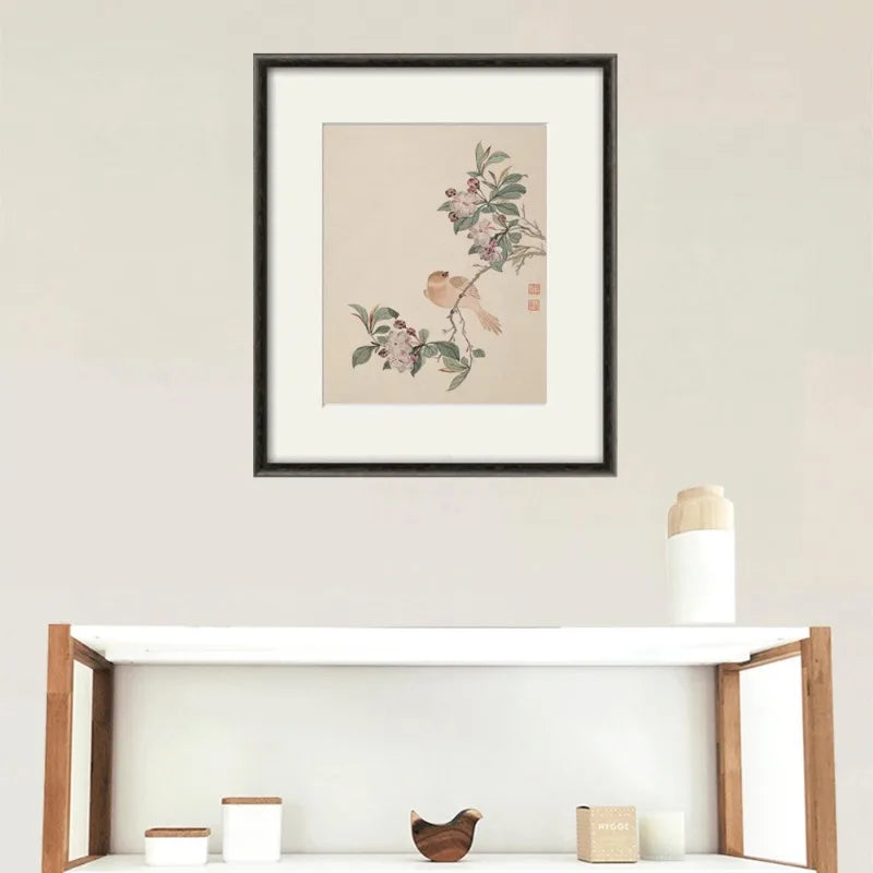 Grasshopper Botanical Canvas Print