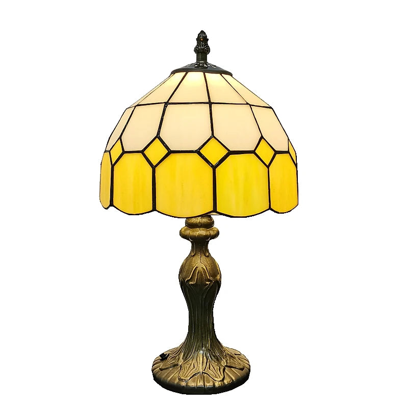 8" Nordic Orange Table Lamp