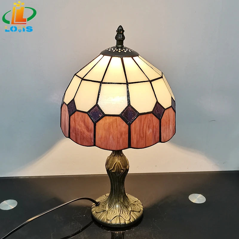 8" Nordic Orange Table Lamp