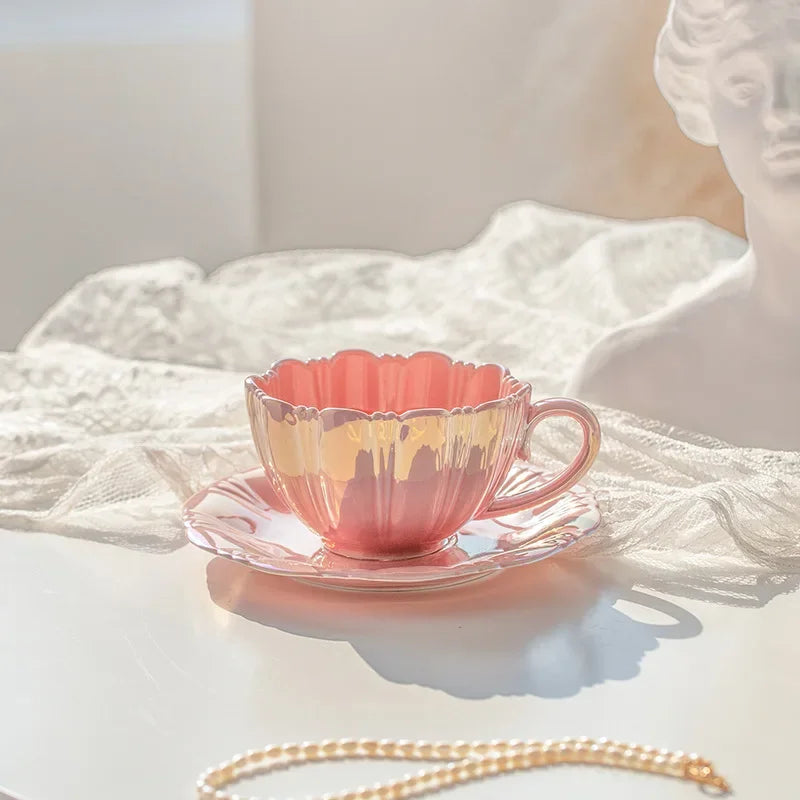 Pearl Petal Cup and Saucer