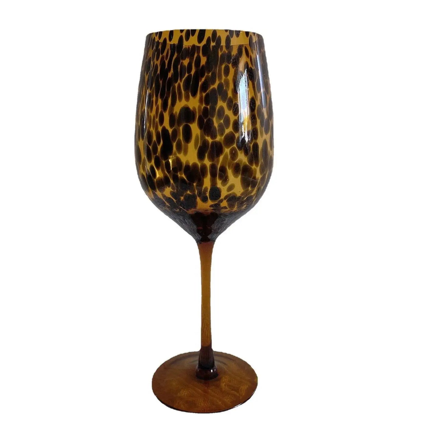 Amber Leopard Glasses
