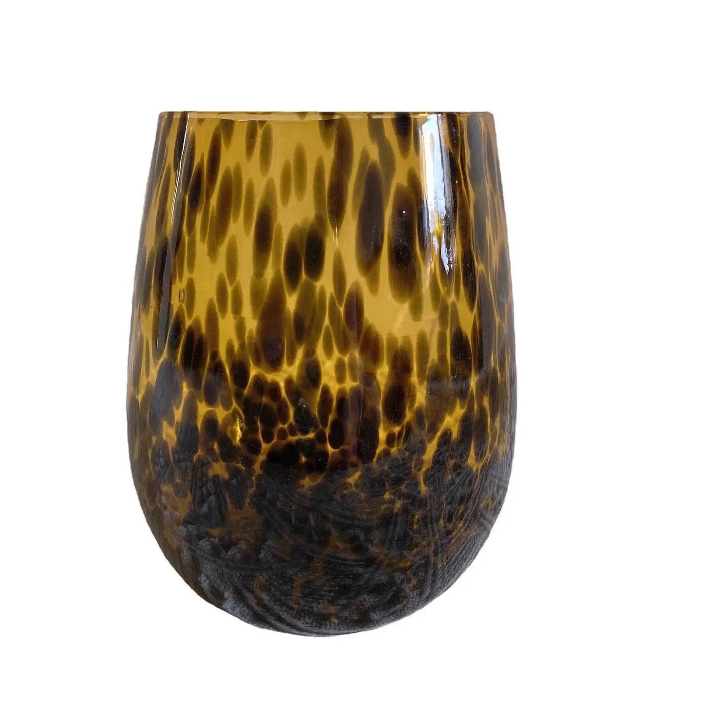 Amber Leopard Glasses