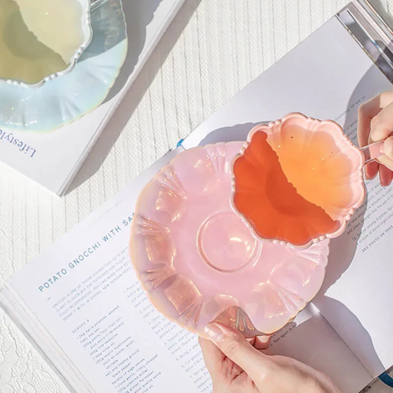 Pearl Petal Cup and Saucer