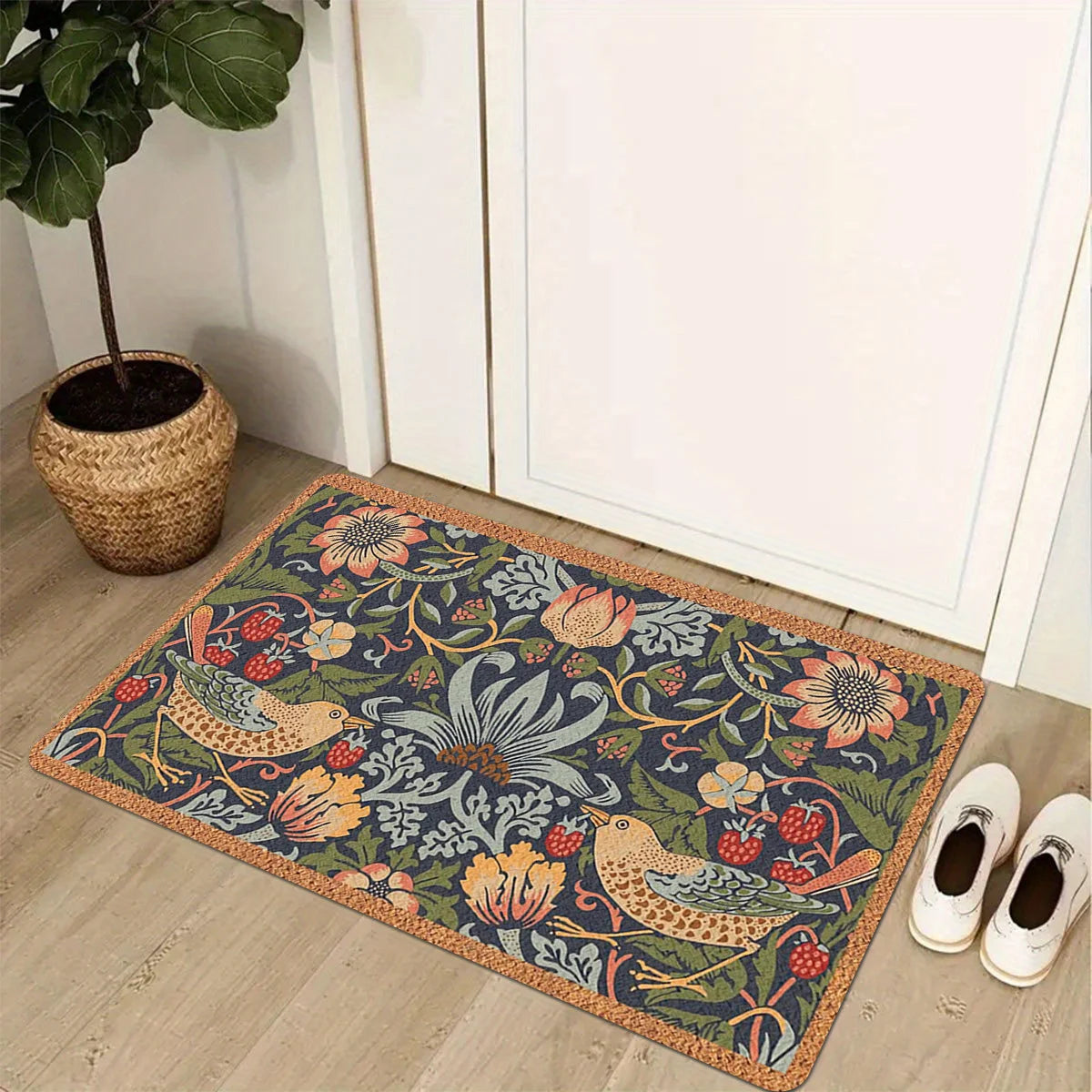 Floral Bird Doormat