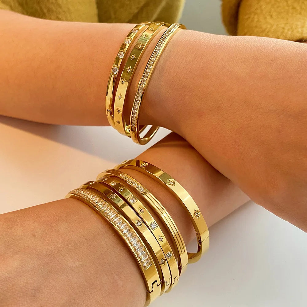 Timeless Gold Bangles