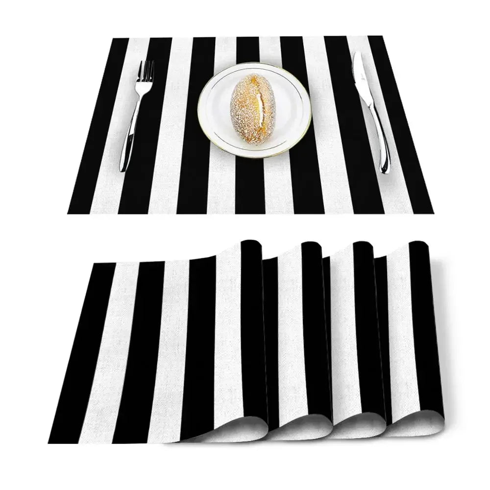 Striped Linen Place Mats