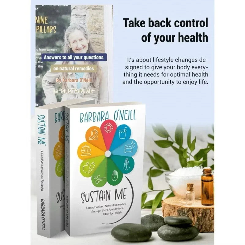 Sustain Me By Barbara O’Neill Book ：A Hand Book Of Natural Remedies The 9 Foundational Pillars For Health