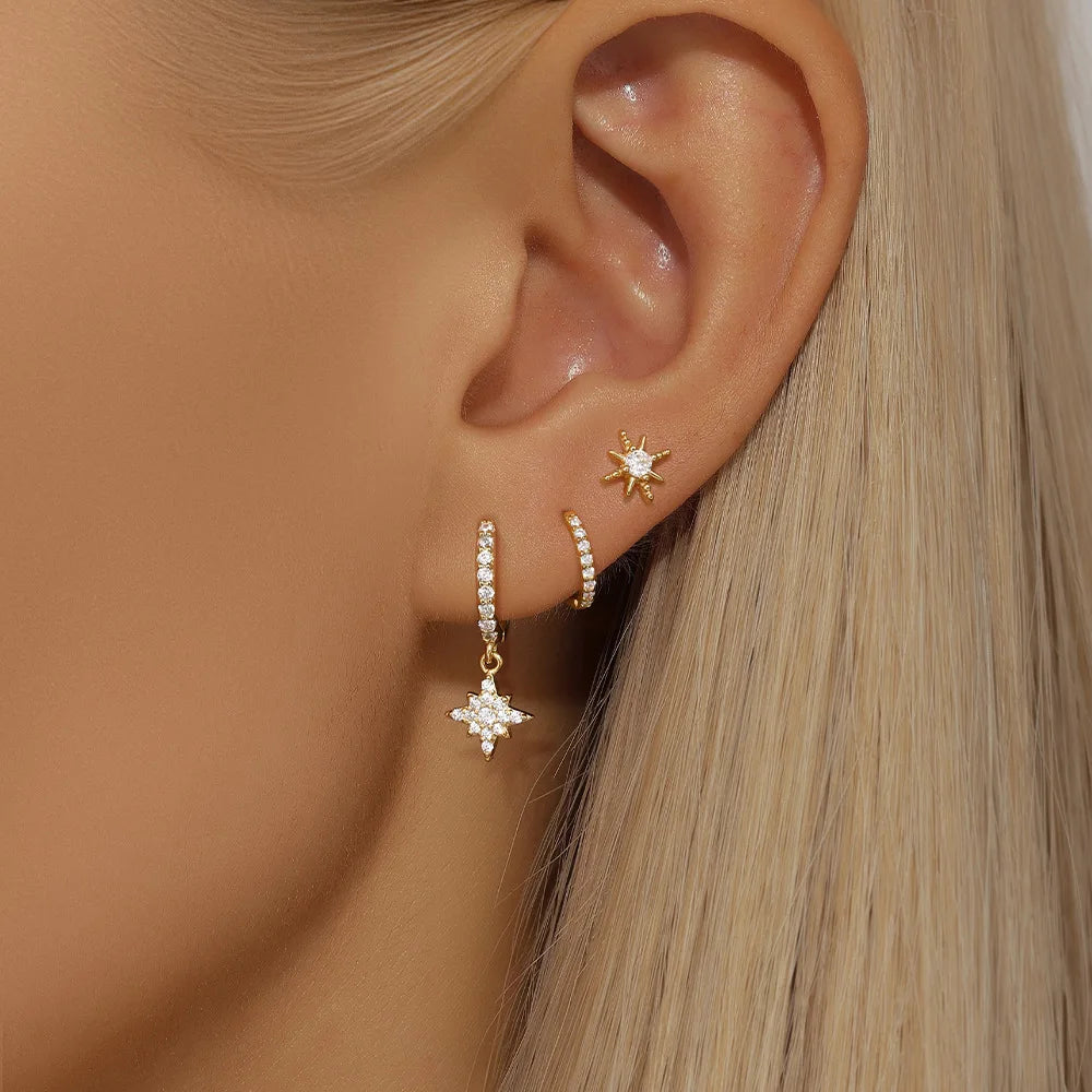 3 piece Drop Earring Set