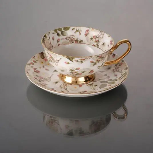 Gold Trimmed Teacups
