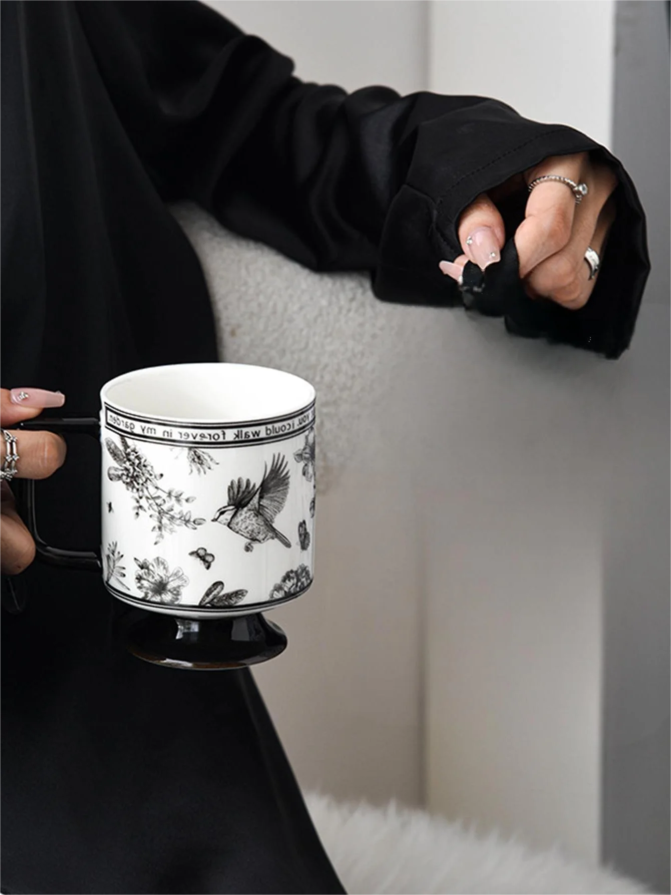 Black Coffee Cup