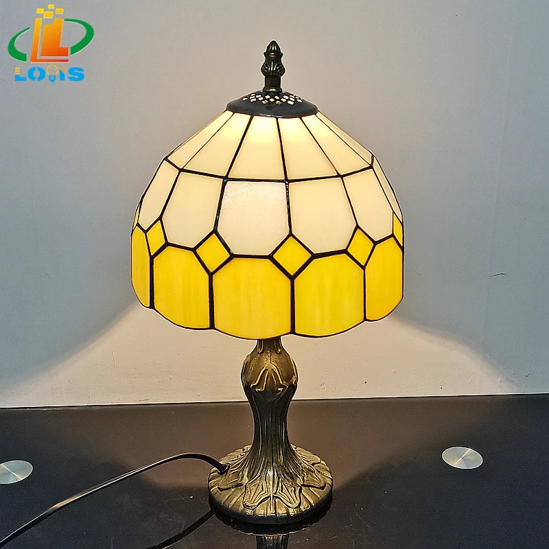 8" Nordic Orange Table Lamp