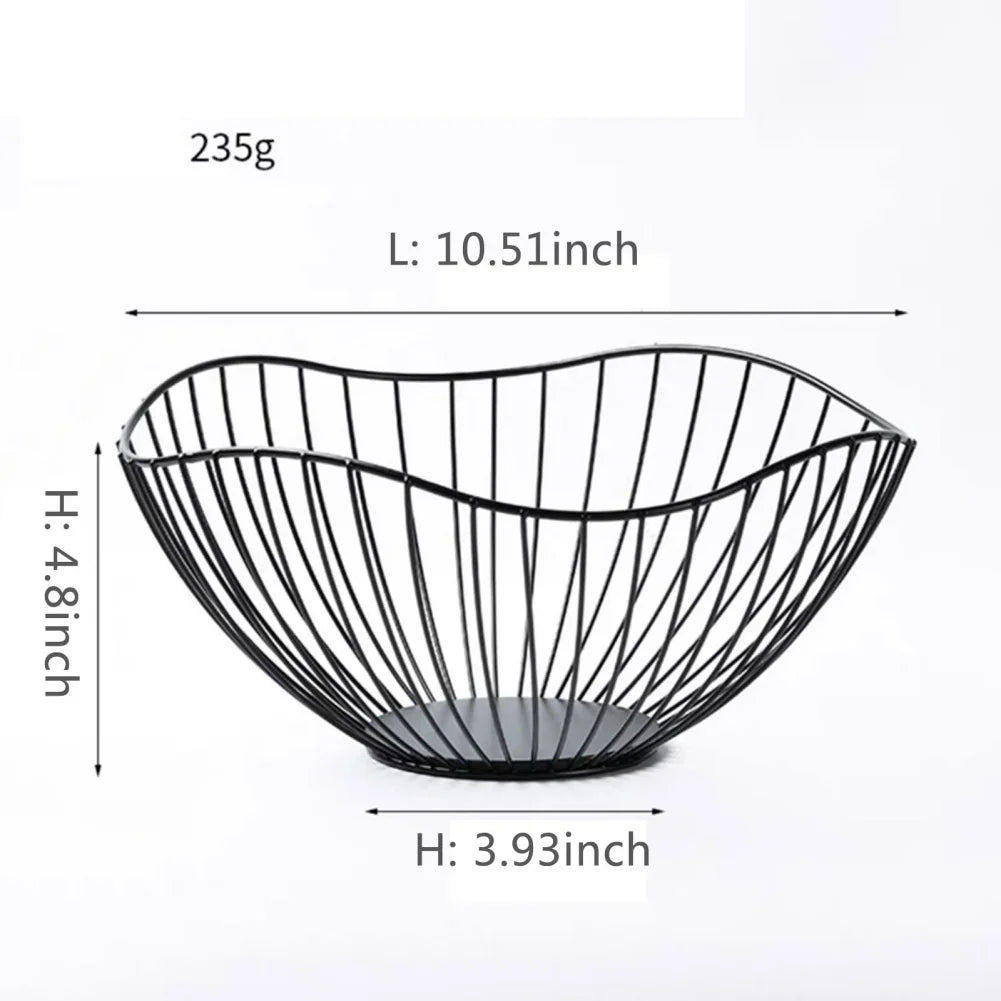 Simple Metal Fruit Basket