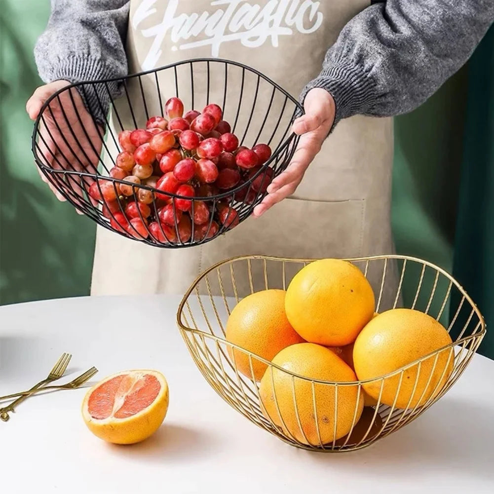Simple Metal Fruit Basket