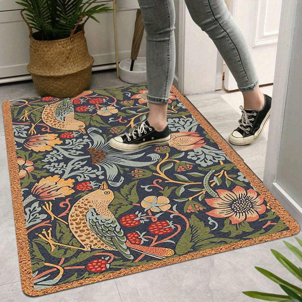 Floral Bird Doormat