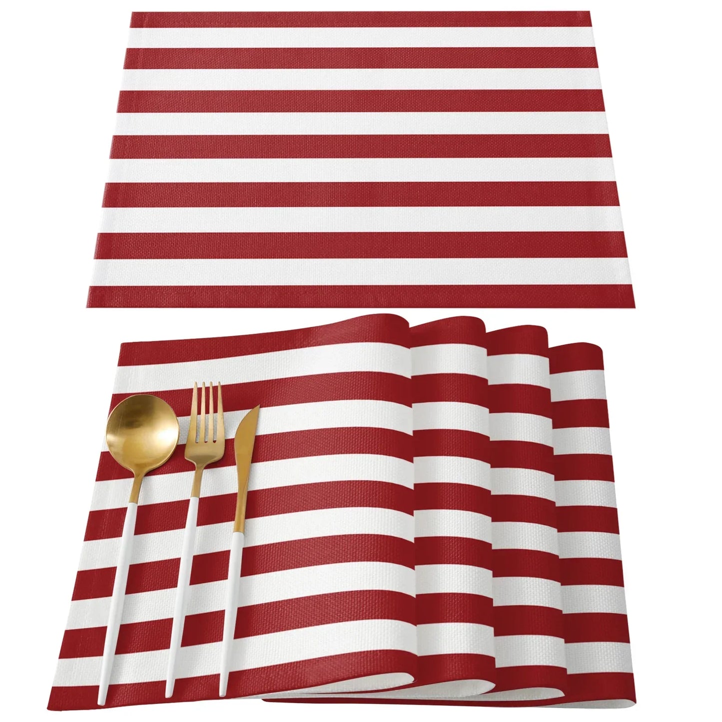 Striped Linen Place Mats