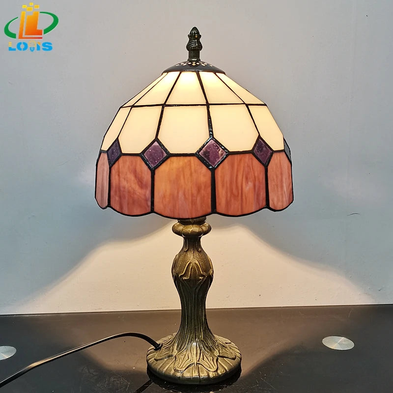 8" Nordic Orange Table Lamp