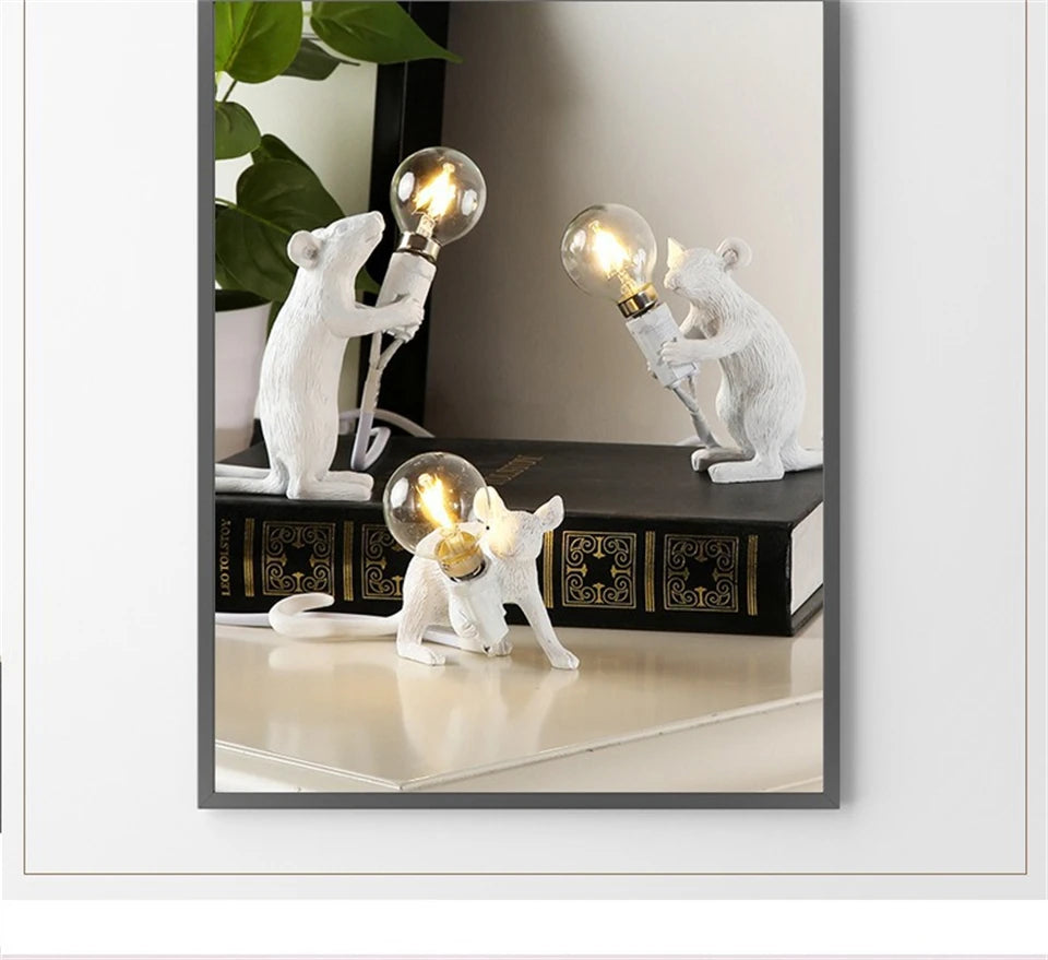 Nordic Mouse LED Table Lamp