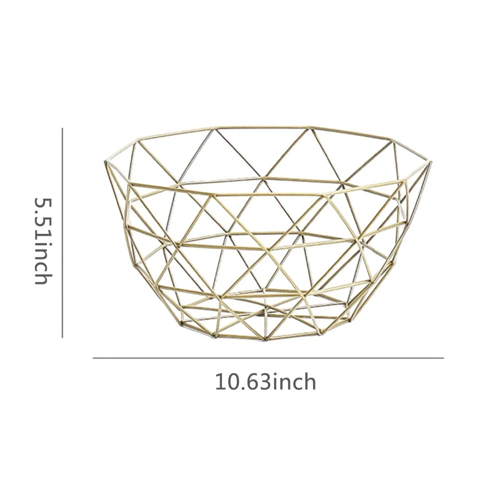 Simple Metal Fruit Basket