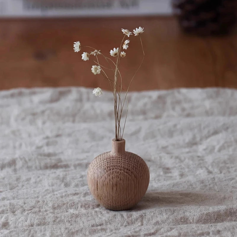 Wooden Bud Vases