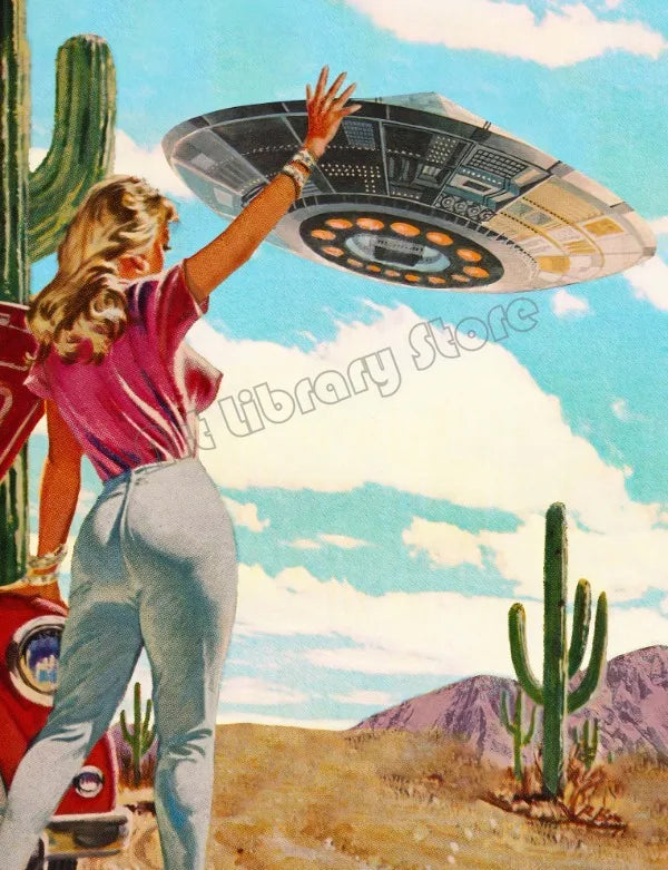 Retro Surrealism Canvas (Unframed)
