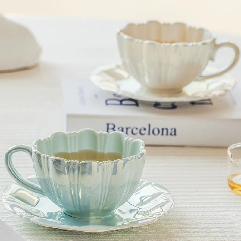 Pearl Petal Cup and Saucer