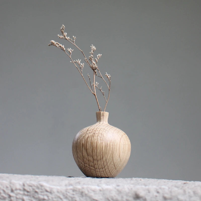 Wooden Bud Vases