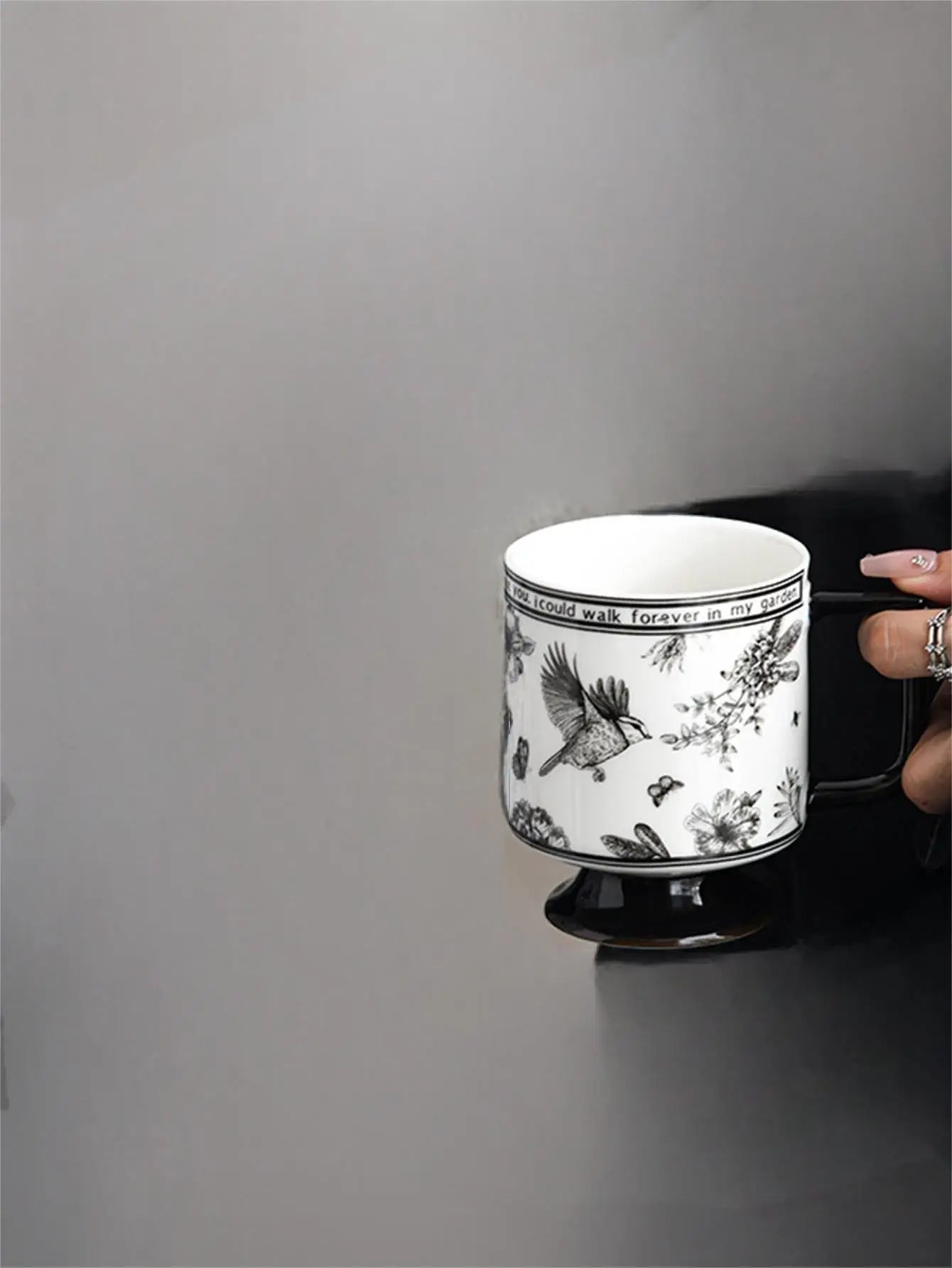 Black Coffee Cup
