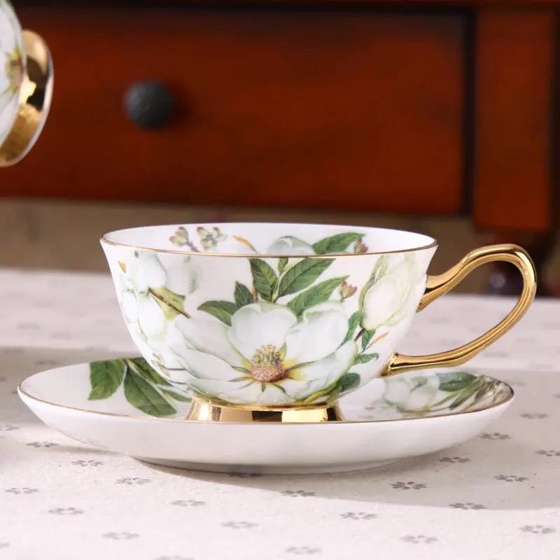 Gold Trimmed Teacups