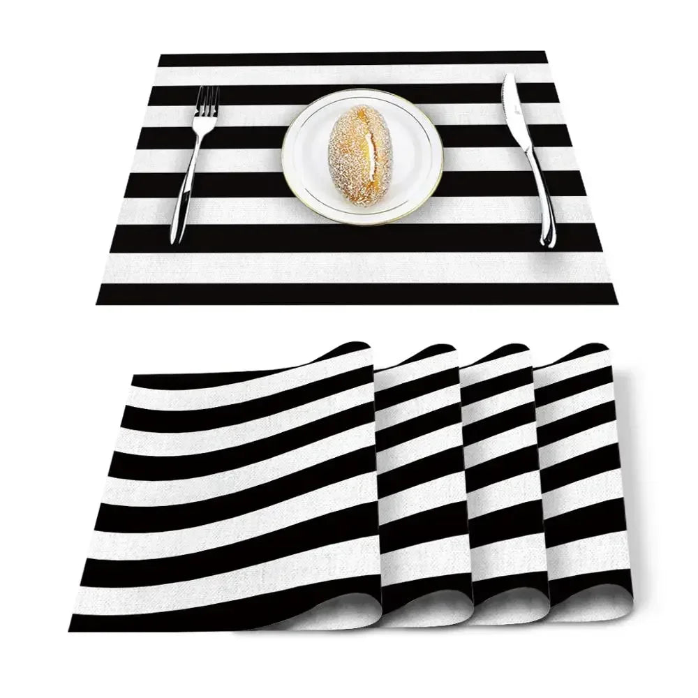Striped Linen Place Mats