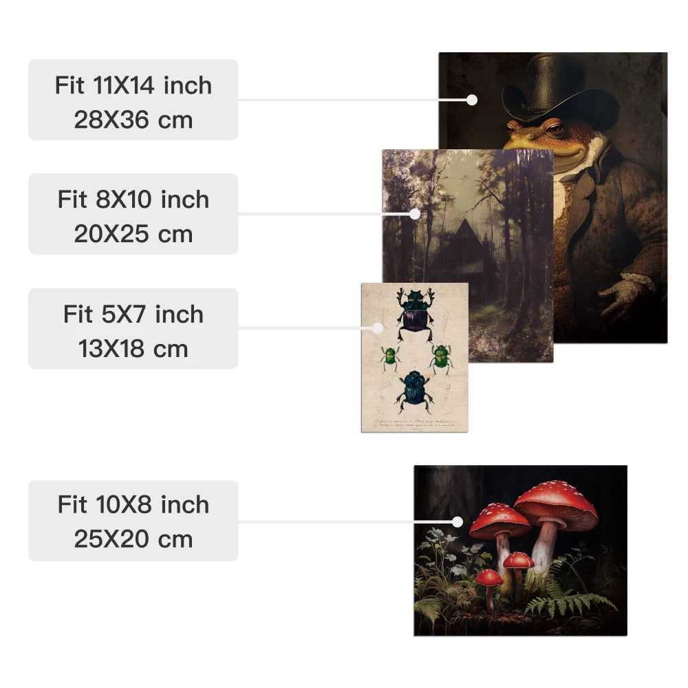 9pc Gothic Style Canvas Printing