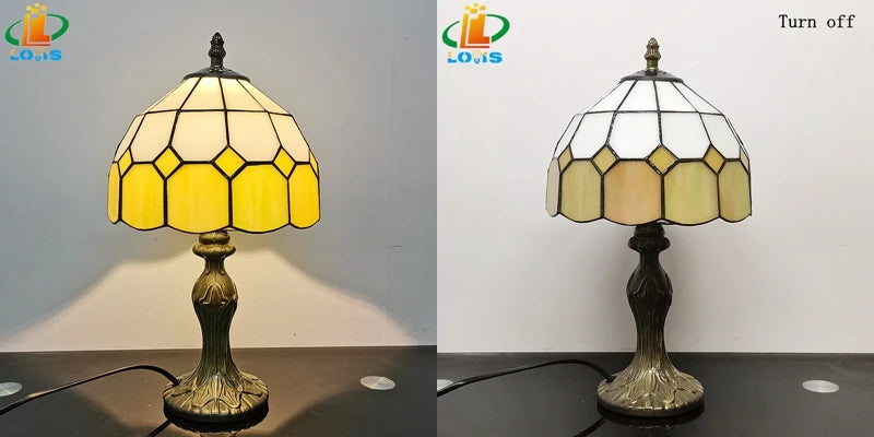 8" Nordic Orange Table Lamp