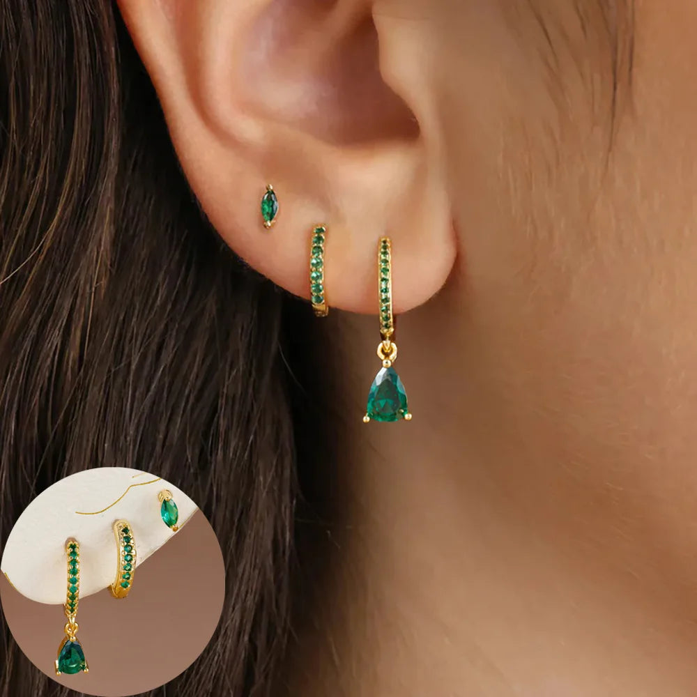 3 piece Drop Earring Set